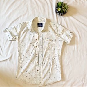 (3/$15) Fox limited edition xs boys button up